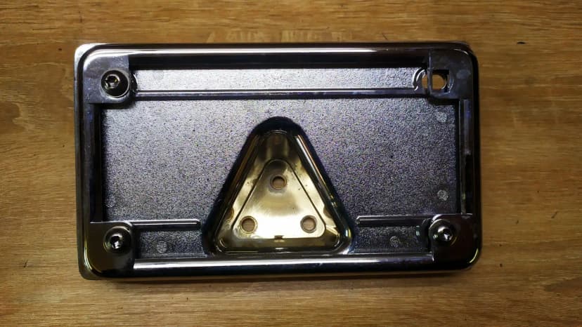 Harley Davidson Motorcycle Chrome License Plate Holder / License Bracket
