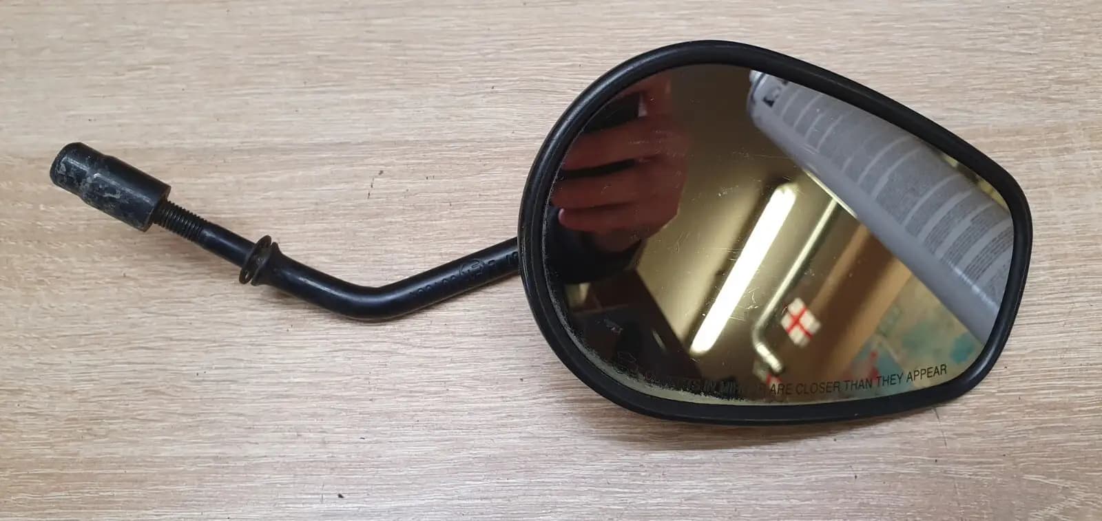 Harley Davidson Black Left Side Rear View Mirror